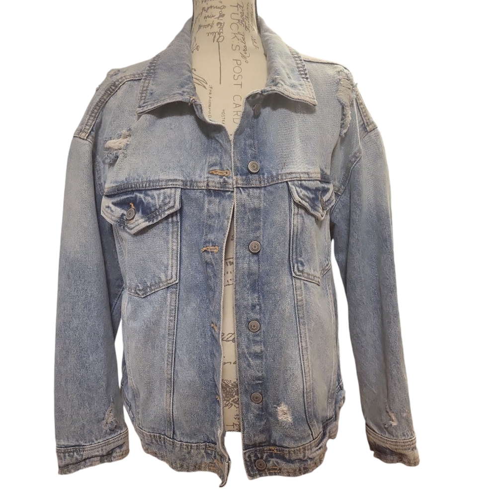 Womens Jean Jacket Size Medium